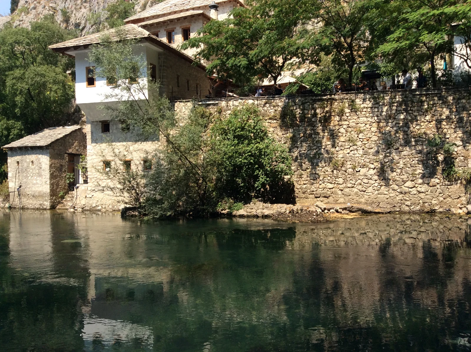 Blagaj Tekija — 16th-century Sufi monastery at the Buna karst spring, a full-day tour stop