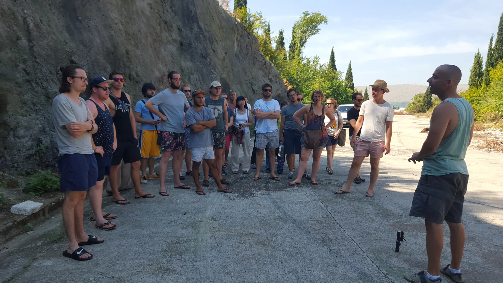Tour guests on a private Herzegovina itinerary