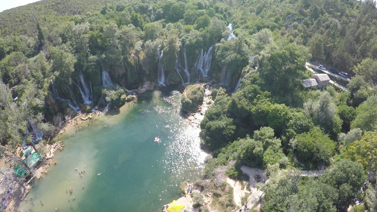 Kravica Waterfall across the seasons